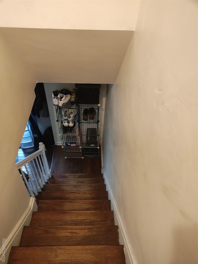 17121 Kelly Rd, Detroit, MI 48224 - stairs with wood finished floors