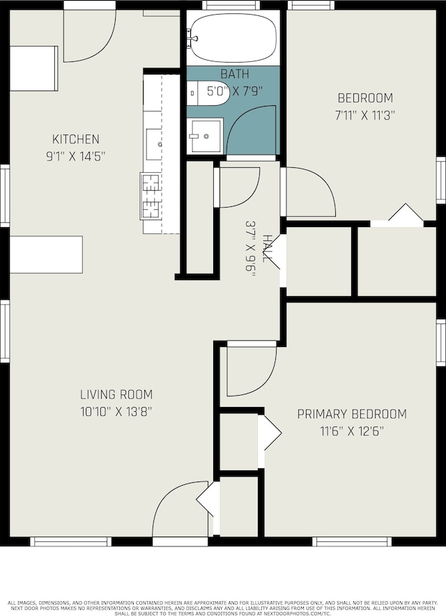 604 Montana Ave, Pontiac, MI 48341 - home floor plan