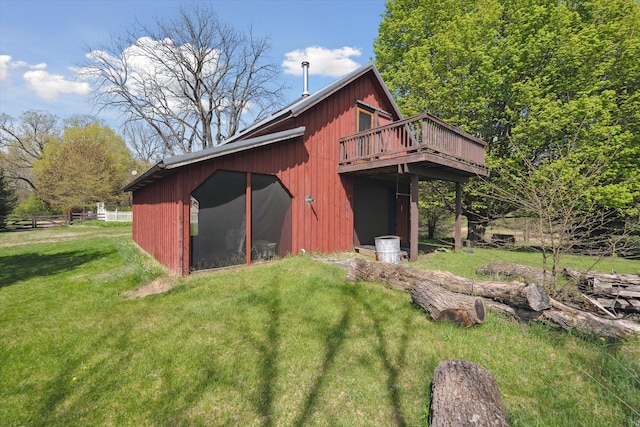 view of outdoor structure