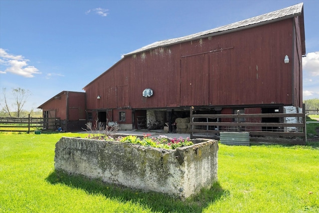view of barn