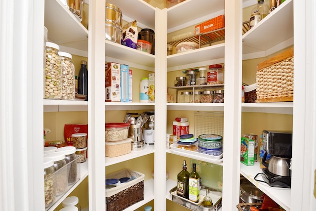view of pantry
