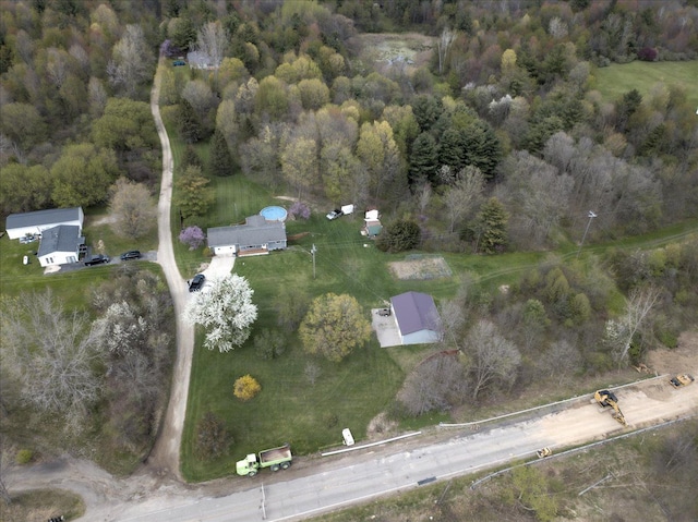 drone / aerial view