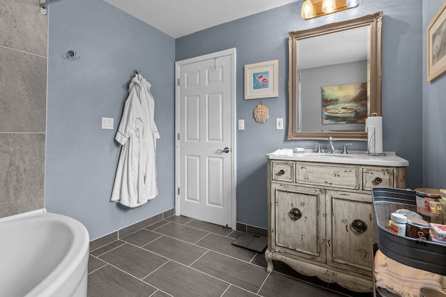 3370 Breezewood, Ortonville, MI 48462 - full bathroom with a soaking tub and vanity