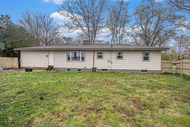 2737 Patricia Dr, Muskegon, MI 49445 - rear view of house featuring entry steps