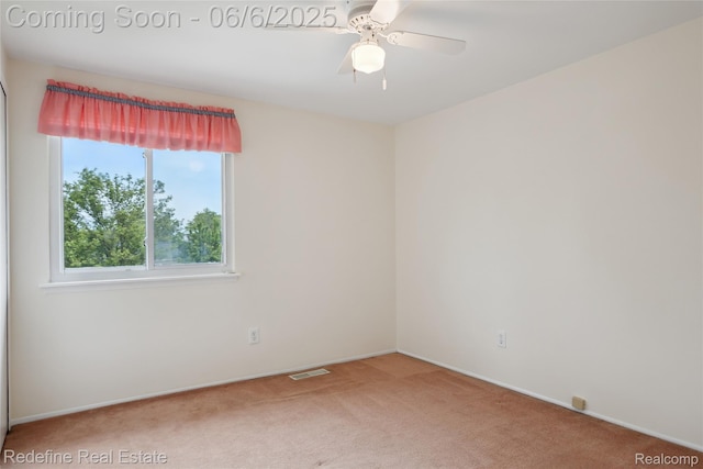 42127 Addison Ave, Canton, MI 48187 - empty room with carpet flooring, ceiling fan, and baseboards