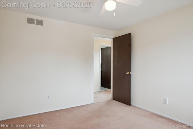 42127 Addison Ave, Canton, MI 48187 - unfurnished room featuring light colored carpet, ceiling fan, and baseboards