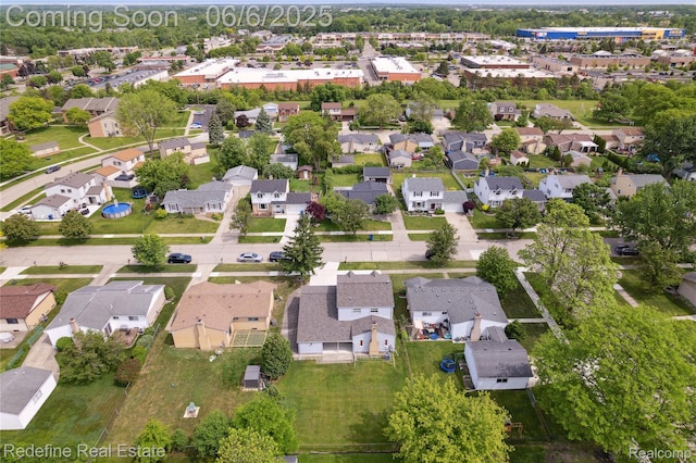42127 Addison Ave, Canton, MI 48187 - aerial view of property and surrounding area with nearby suburban area
