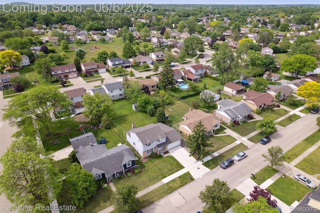 42127 Addison Ave, Canton, MI 48187 - aerial perspective of suburban area