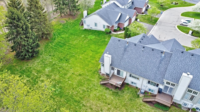 drone / aerial view