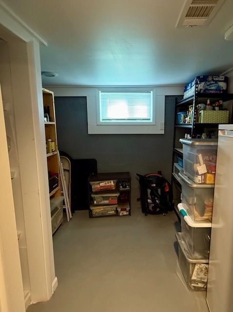 storage featuring visible vents