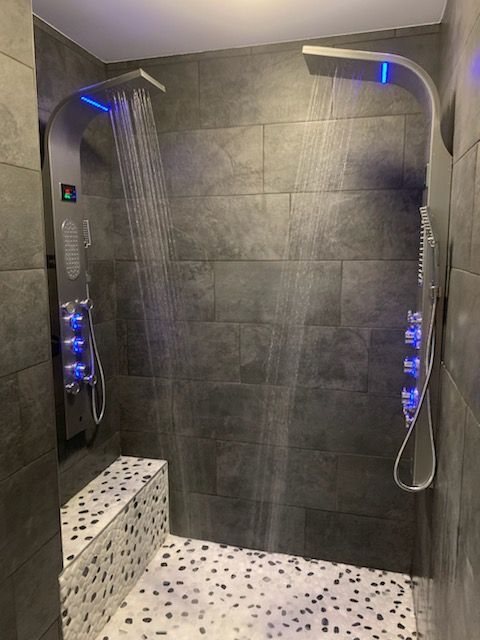 3544 Burnsline Rd, Brown City, MI 48416 - bathroom with a tile shower