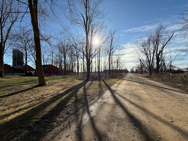 4131 Wellman Line Rd, Brown City, MI 48416 - view of street featuring a barn