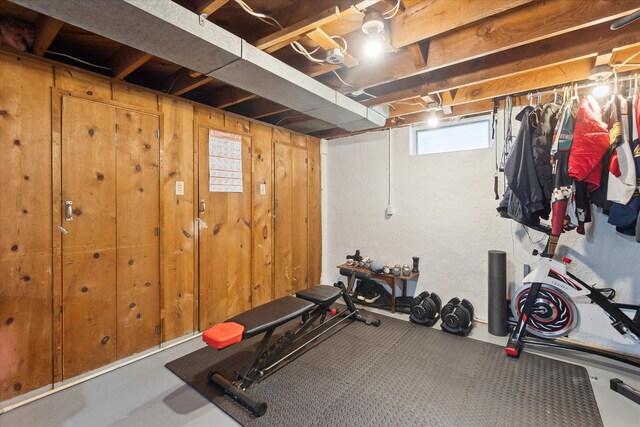 view of exercise room