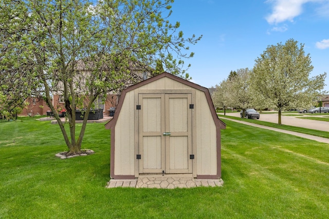view of shed