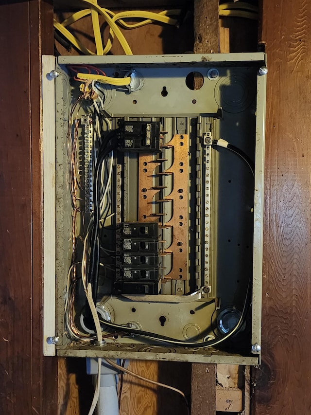 utility room featuring electric panel