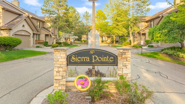 29513 Sierra Pointe Cir, Farmington Hills, MI 48331 - community sign featuring a residential view
