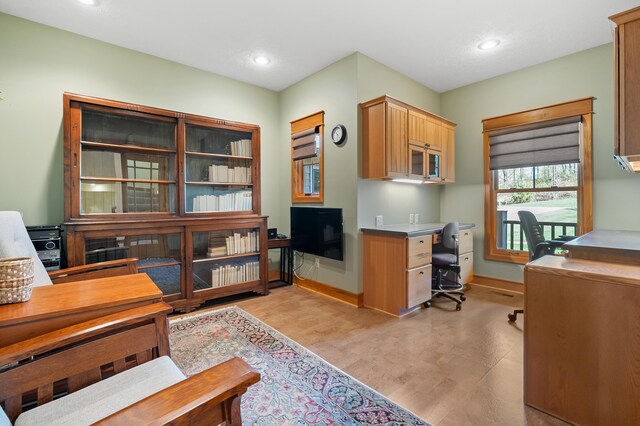 12324 Cranes Ave, Richland, MI 49083 - office space featuring light floors, baseboards, and recessed lighting