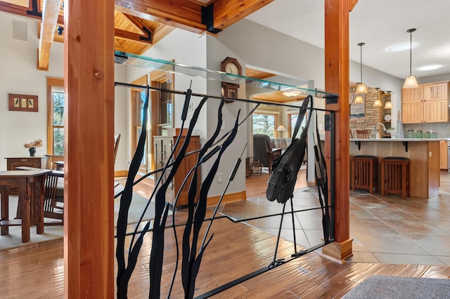 12324 Cranes Ave, Richland, MI 49083 - interior space with outdoor dry bar