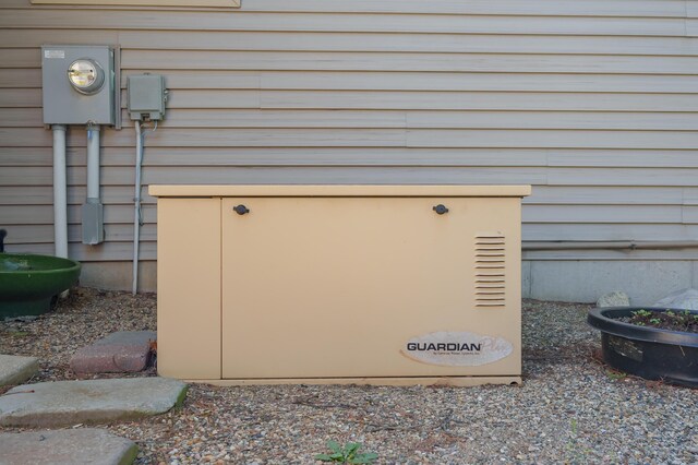 12324 Cranes Ave, Richland, MI 49083 - details with electric meter and a power unit