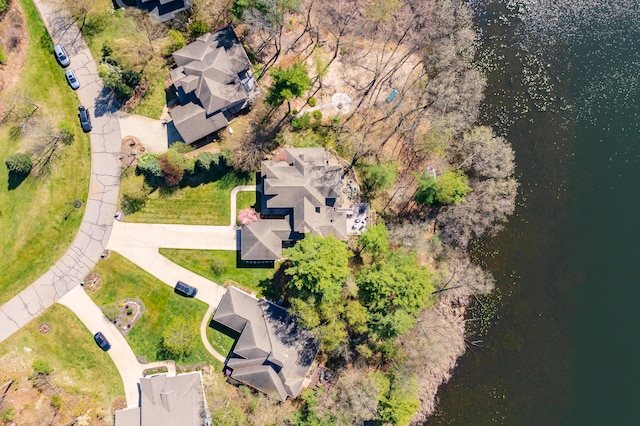 12324 Cranes Ave, Richland, MI 49083 - aerial view featuring a water view