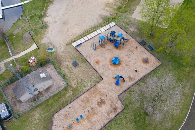 3928 Embarcadero St, Waterford, MI 48329 - aerial view of a community park