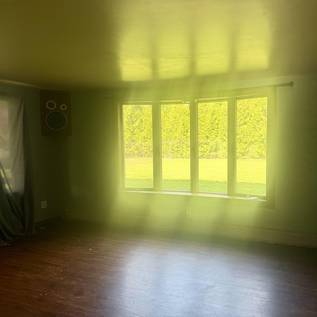 2905 W Burt Rd, Montrose, MI 48457 - empty room with dark wood-type flooring
