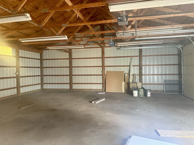 2905 W Burt Rd, Montrose, MI 48457 - garage with a garage door opener