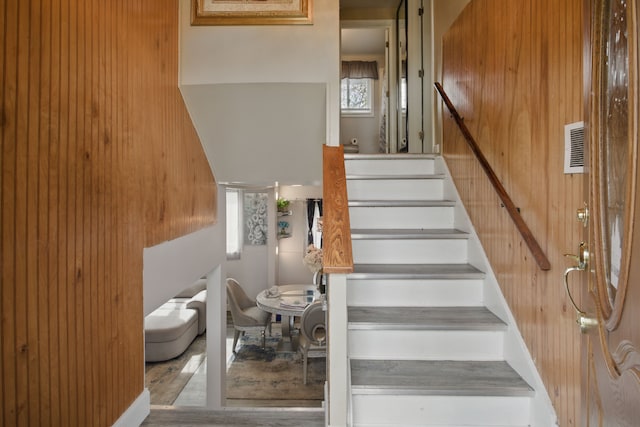 view of stairs