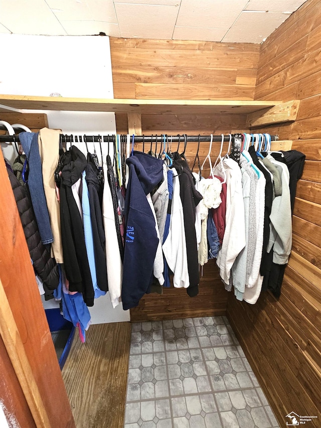 view of closet