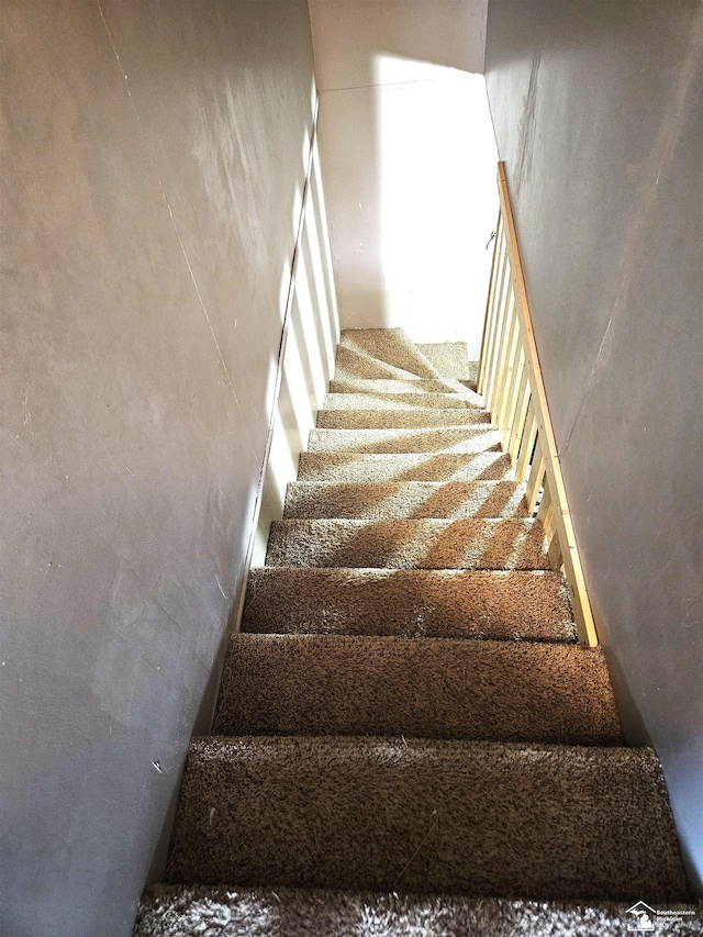 view of staircase
