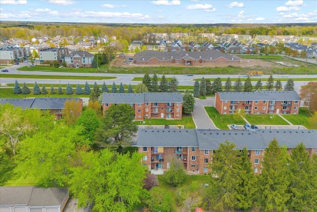 bird's eye view featuring a residential view