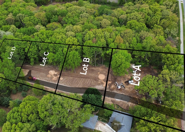 2395 Dunnigan Ave NE Unit C, Grand Rapids, MI 49525 - view of property location with a forest and property boundaries highlighted