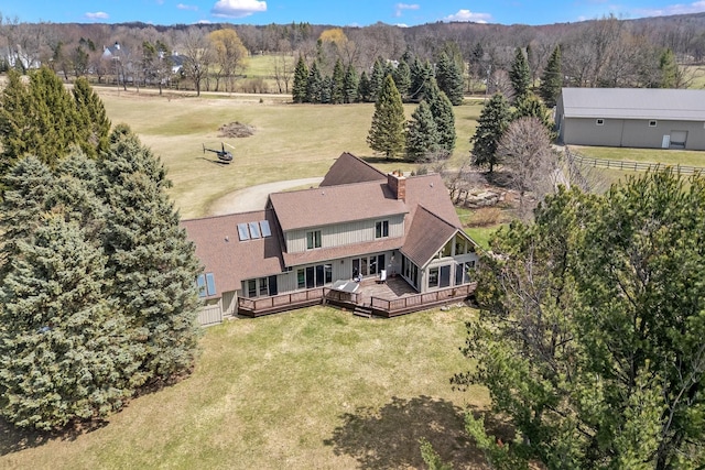 3101 Delano Rd, Oxford, MI 48371 - view from above of property