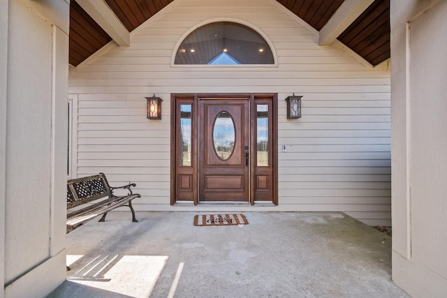 3101 Delano Rd, Oxford, MI 48371 - view of exterior entry featuring covered porch