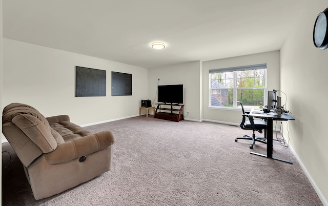 43547 Bolingbrooke Ln, Novi, MI 48377 - carpeted home office featuring baseboards