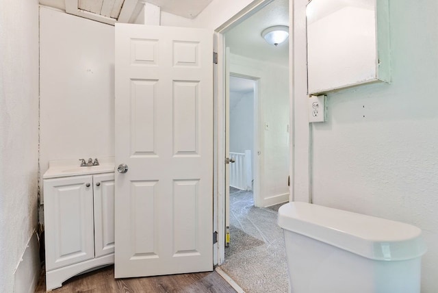 5011 Baldwin Blvd, Flint, MI 48505 - bathroom with a sink and wood finished floors