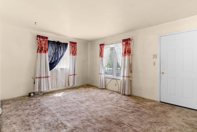 empty room with carpet floors