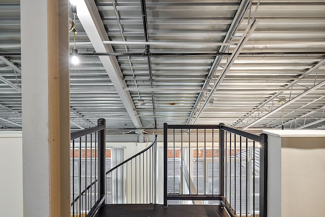 view of stairway