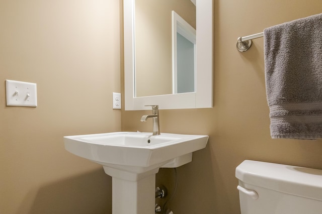 bathroom with toilet