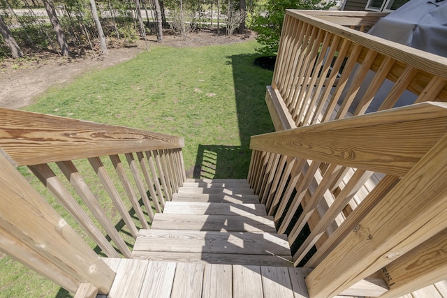 view of stairs