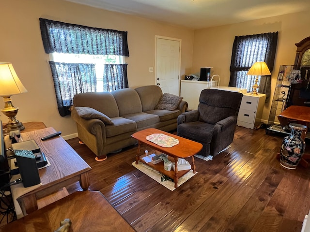 1452 E Madge Ave, Hazel Park, MI 48030 - living area with hardwood / wood-style flooring