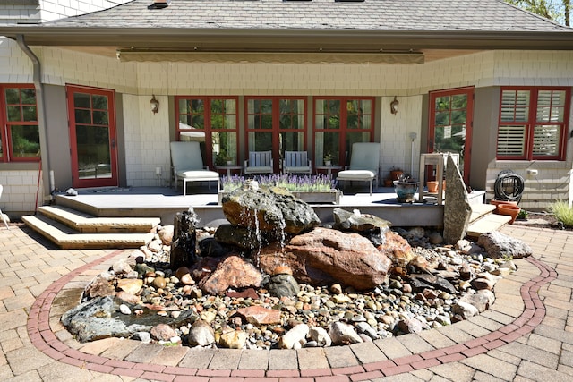 1256 Lenhill Ct, Bloomfield Hills, MI 48304 - view of patio / terrace featuring covered porch