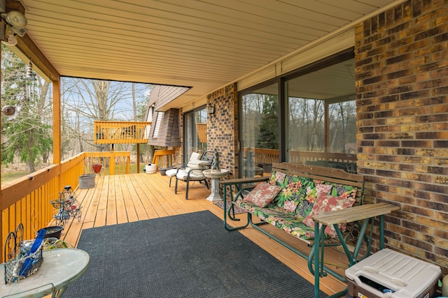 view of deck