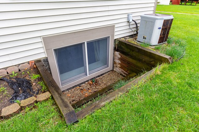 exterior view of cooling unit and a power unit