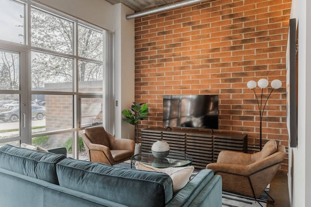 view of living area