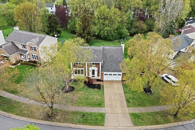 view of subject property