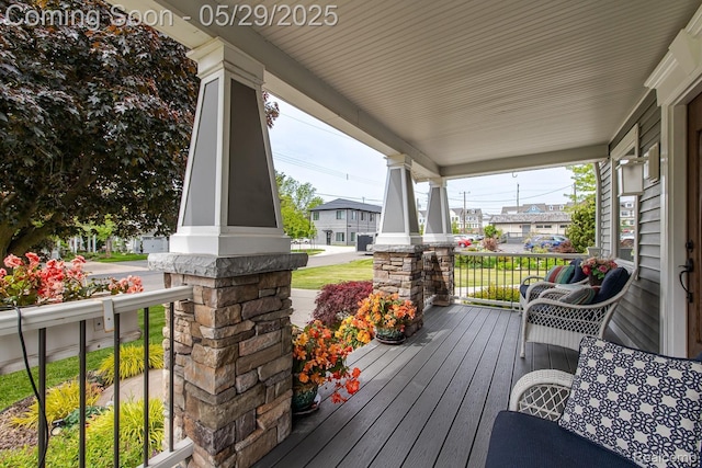 61 Cutting Dr, Troy, MI 48085 - view of wooden porch