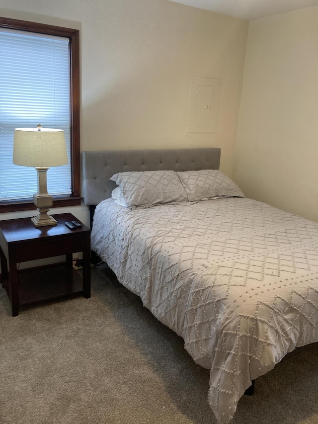 bedroom featuring carpet flooring