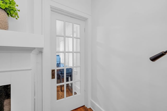 view of room details