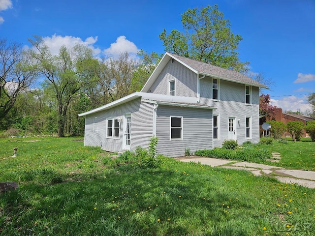 4084 Seneca St, Weston, MI 49289 - view of side of property featuring a lawn